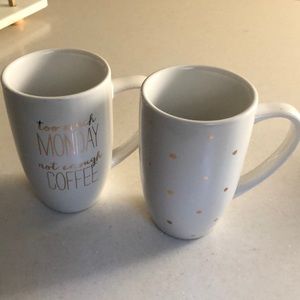 Set of two coffee mugs